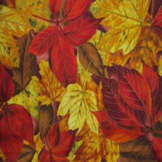 fall leaves fabric