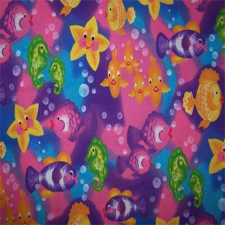 colorful sea life donna dewberry springs fabric
