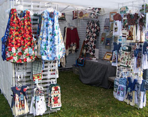 Our booth at Hillside Farms Craft Fair, Norco, CA.
