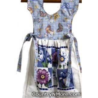 butterflies flowers oven door dress