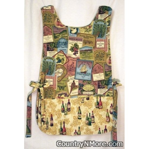 wine country cobbler apron