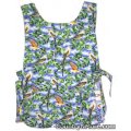 birds garden cobbler apron