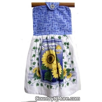 sunflower seeds oven door towel