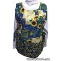 sunflower garden paisley reversible cobbler apron