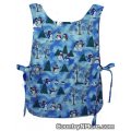 winter wonderland snowman reversible cobbler apron