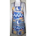 celestial moon stars reversible bbq apron