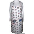 patriotic snowman bbq apron
