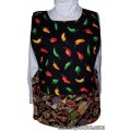 chili pepper mexican food reversible cobbler apron