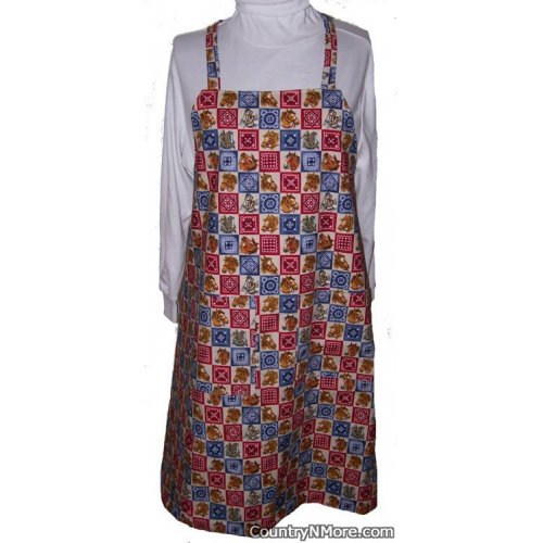 horse bandana country bbq apron