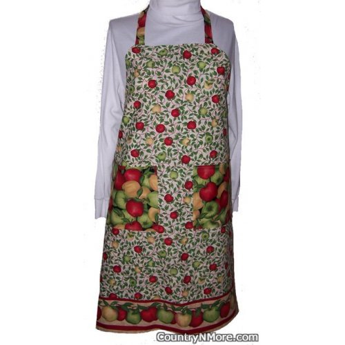 apples bbq apron