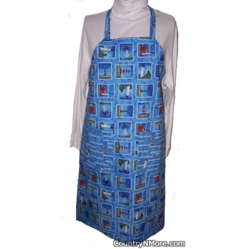 lighthouse bbq apron