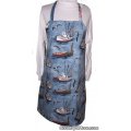 fishermans life reversible bbq apron