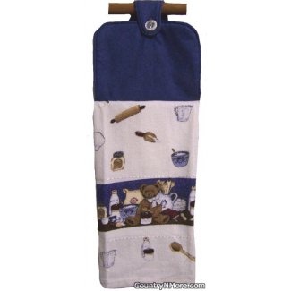 country baking bear oven door towel 167