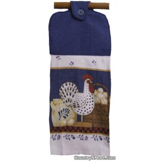 chicken eggs oven door towel