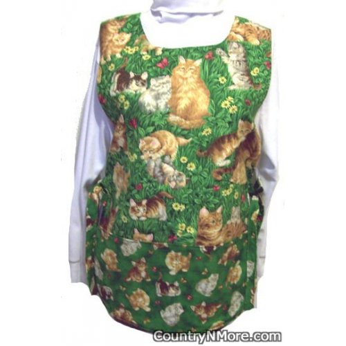 kitten butterfly cobbler apron