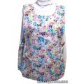 butterflies flowers reversible cobbler apron