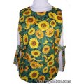 green sunflower cobbler apron