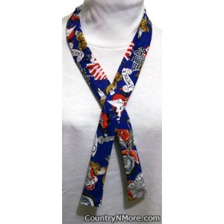 patriotic motorcycle neck cooler