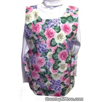 rose lilac reversible cobbler apron