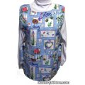 rose lilac reversible cobbler apron