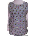 rose flower reversible cobbler apron