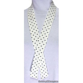 white black polka dots neck cooler