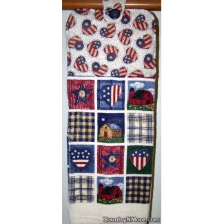 americana oven door towel