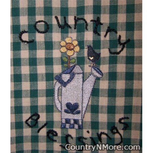 country blessings tea towel