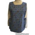 peace earth christmas reversible cobbler apron