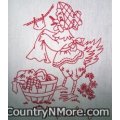 embroidered rooster kitchen towels set 7