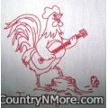 embroidered rooster kitchen towels set 7