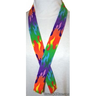 bright flaming colors neck cooler