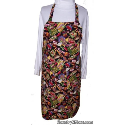 chili pepper mexican food bbq apron