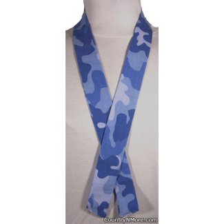 camo neck cooler blue camouflage