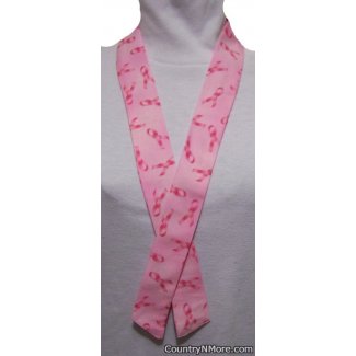 breast cancer pink ribbon neck cooler