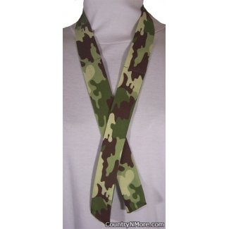 camo green brown camouflage neck cooler hot weather