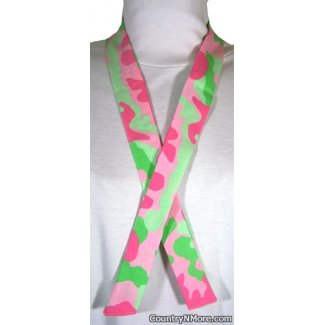 camo neck cooler pink camouflage