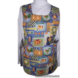 country farm animals cobbler apron