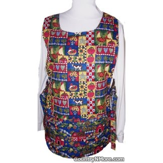 roosters farm life cobbler apron