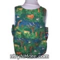 colorful animal reversible cobbler apron