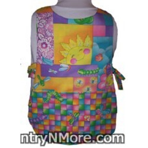 sunny bugs girls reversible cobbler apron