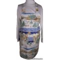 winter scene holiday bbq apron