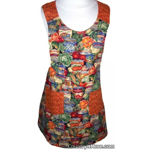 fall harvest reversible vintage apron