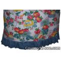fresh jam floral reversible vintage apron