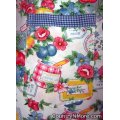 fresh jam floral reversible vintage apron