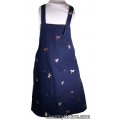 childrens embroidered horse denim bandana bbq apron