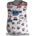 toddlers patriotic snowman cobbler apron