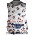 toddlers patriotic snowman cobbler apron