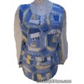 crazy quilt floral cobbler apron