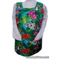 tropical birds plants cobbler apron